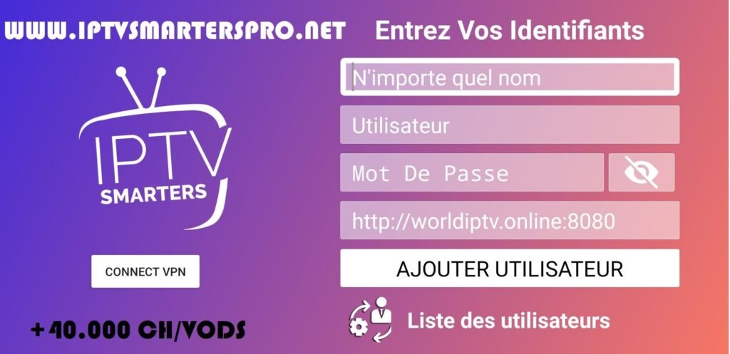 IPTV SMARTERS PRO subscription